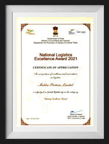 National Logistics Excellence Award 2021